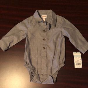 Long Sleeve Boys Onesie